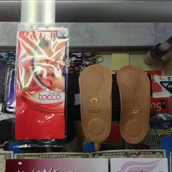 Tacco Nova 3/4 Arch Support Insoles Tan Woman