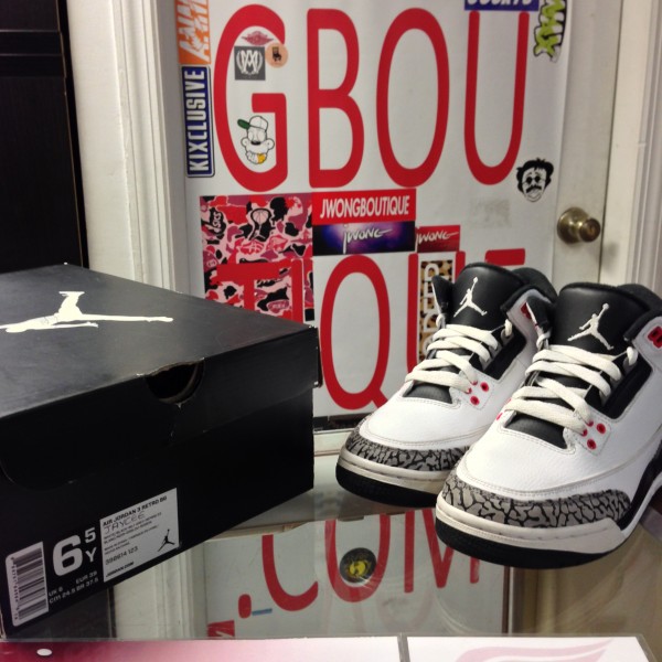 2013 Nike Air Jordan III Infrared Youth 