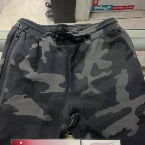 2015 Nike Tech Fleece Sweats Blue Camo Jogger