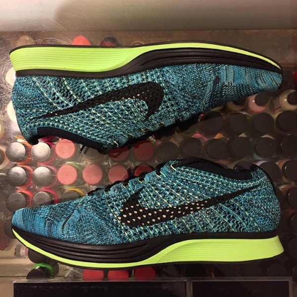 2015 Nike Flyknit Racer Blue Lagoon Men