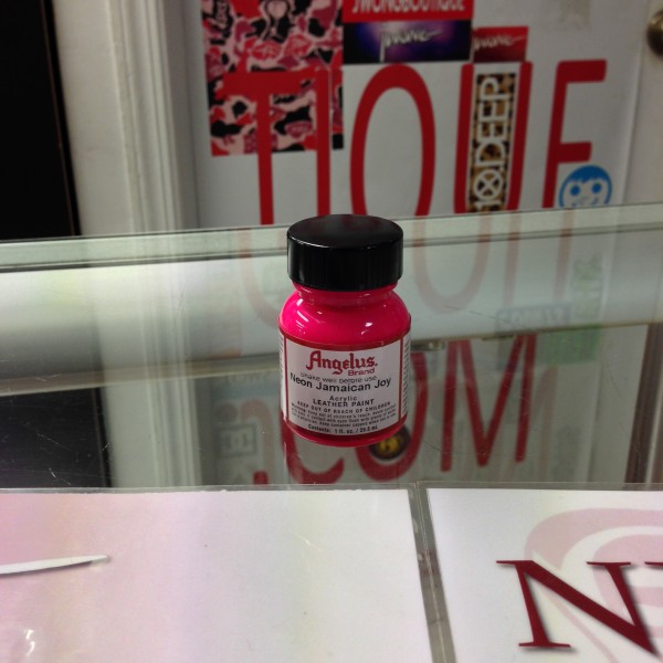 Angelus Neon Jamaican Joy Acrylic Leather Paint 1 FL OZ