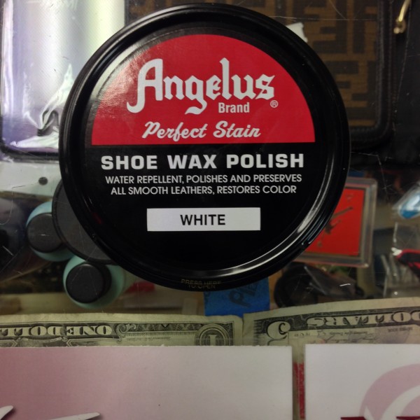 Angelus Shoe Wax Polish White 3 OZ