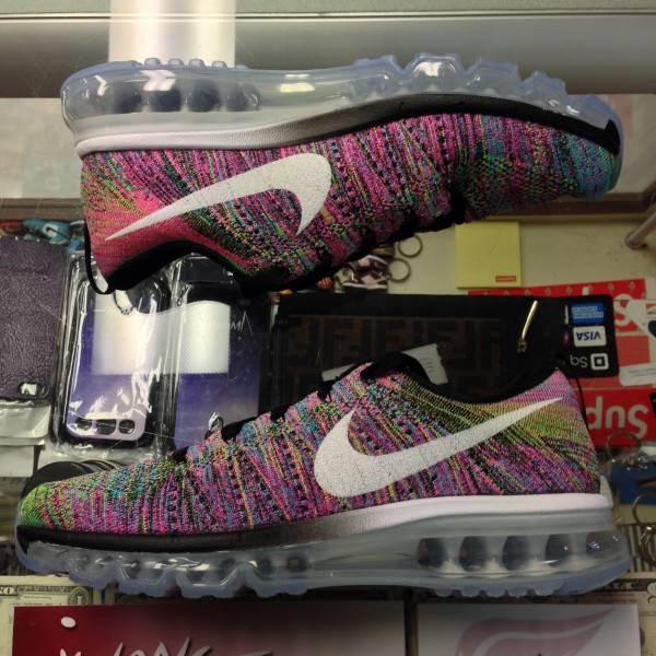 2015 Nike Flyknit Max Pink Pow Half Box