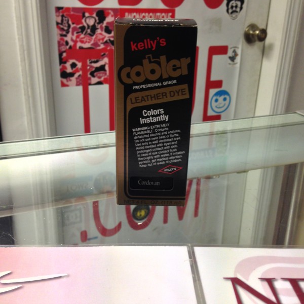 Kelly’s Cobler Leather Dye Cordovan 4 FL OZ