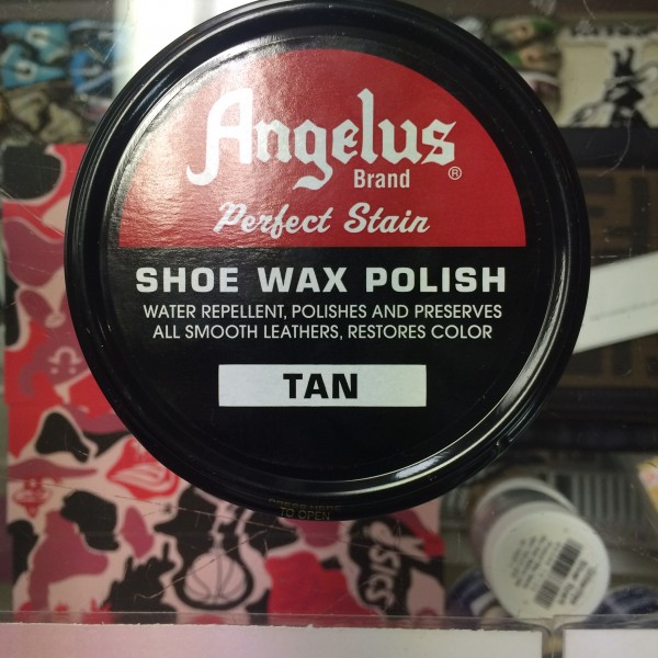 Angelus Shoe Wax Polish Tan 2.6 OZ 