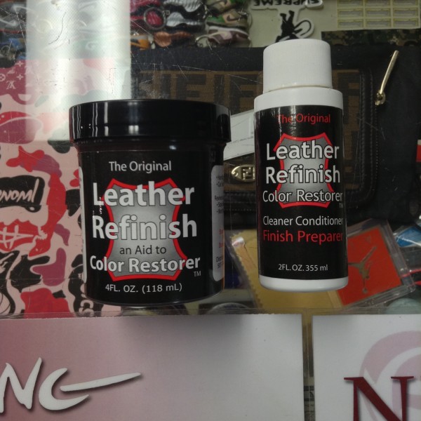 Leather Refinish Color Restorer #116 Dark Brown Combo With Cleaner Preparer