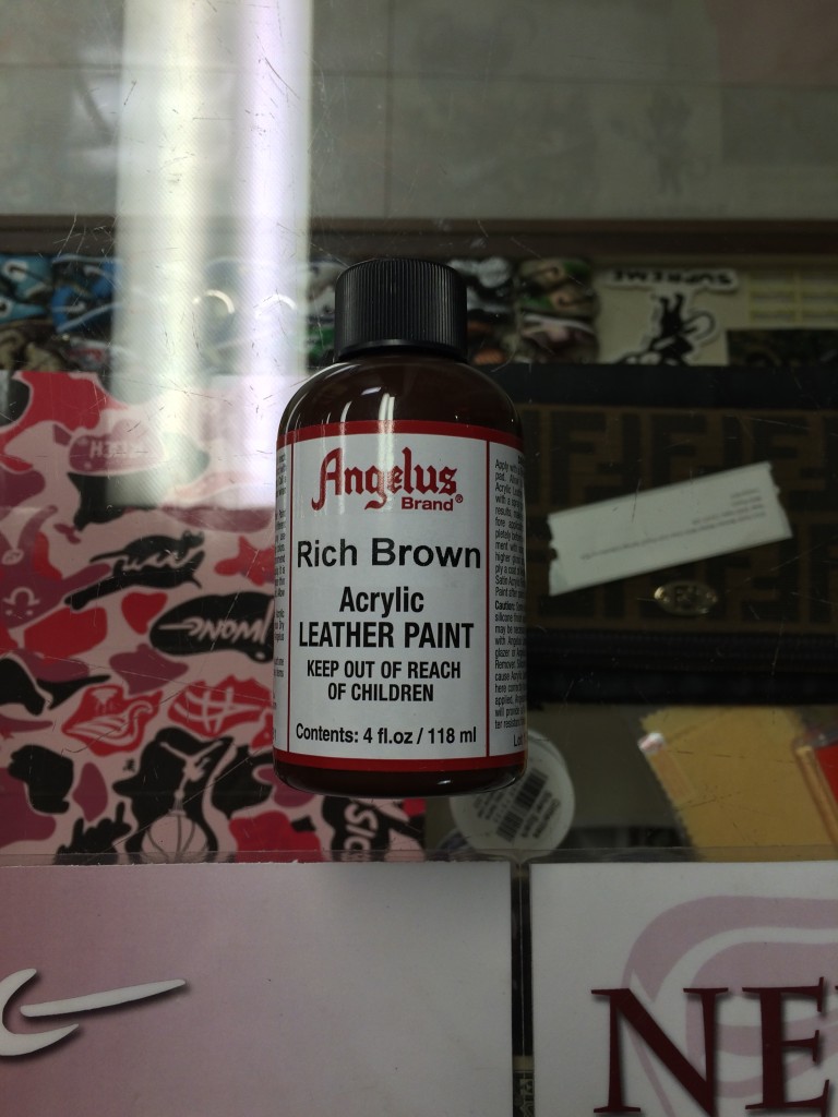 Angelus Rich Brown Acrylic Leather Paint 4 FL OZ Jwong Boutique
