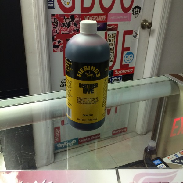 Fiebing's Dark Red Leather Dye  32 FL OZ