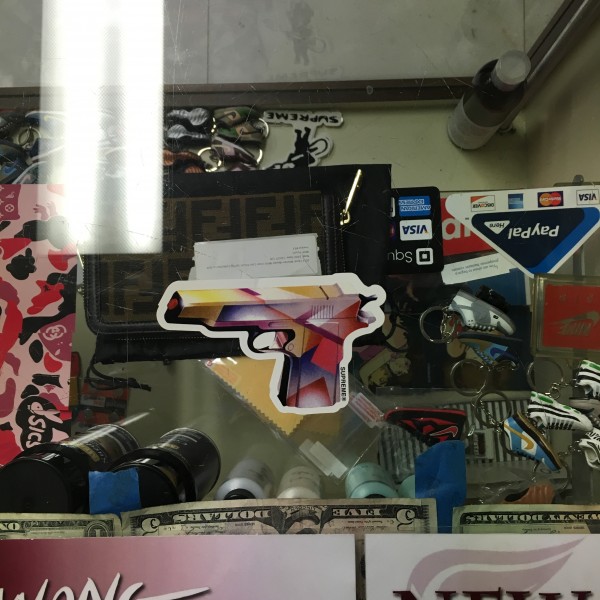 2016 Sticker Mendini Gun