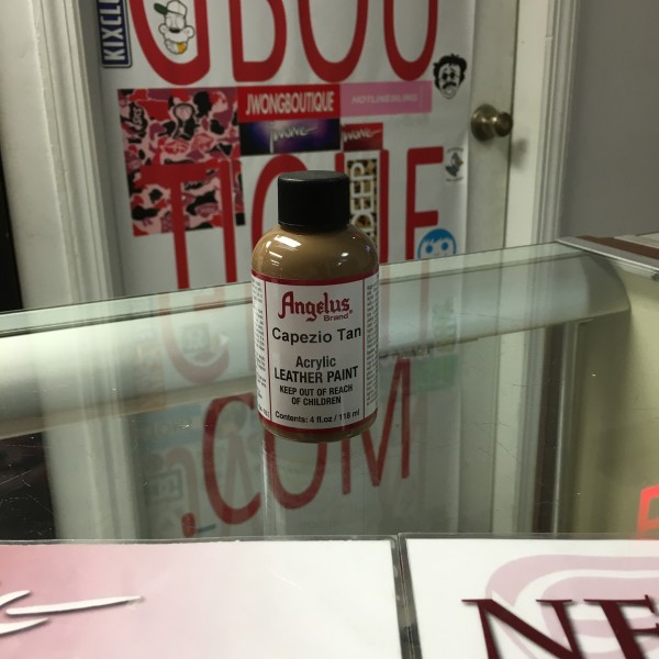 Angelus Capezio Tan Acrylic Leather Paint 4 FL OZ