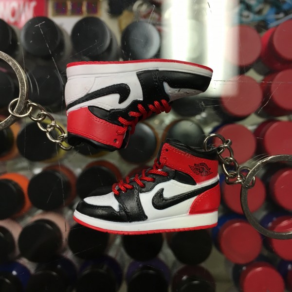 2013 Nike Air Jordan I Black Toe Keychain