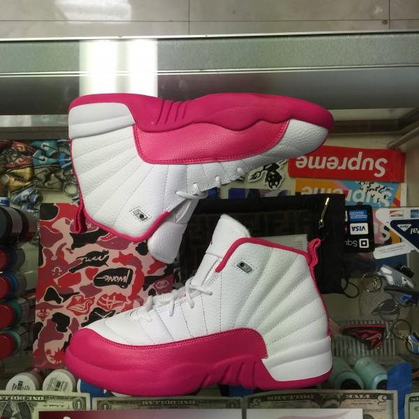 2016 Nike Air Jordan XII Vivid Pink Kids