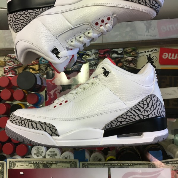 2011 Nike Air Jordan III White Cement Men