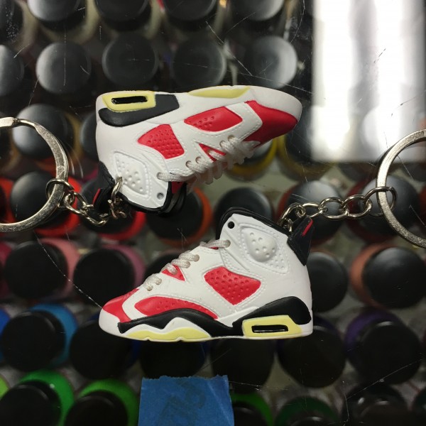 1991 Nike Air Jordan VI Carmine 3D Keychain 