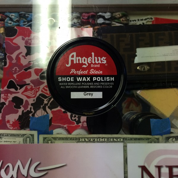 Angelus Shoe Wax Polish Grey 3 OZ