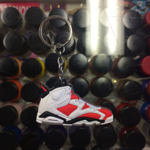 2014 Nike Air Jordan VI Carmine 2D Keychain
