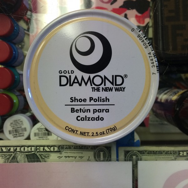 Gold Diamond Shoe Polish Neutral 2.5 OZ