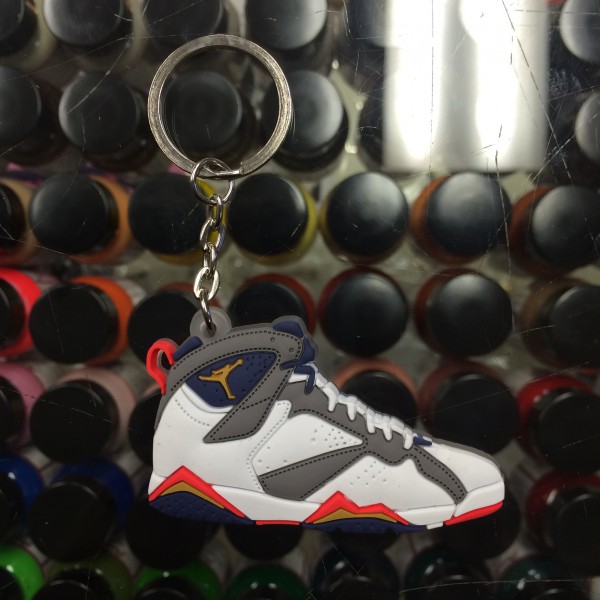 2012 Nike Air Jordan VII Olympic 2D Keychain