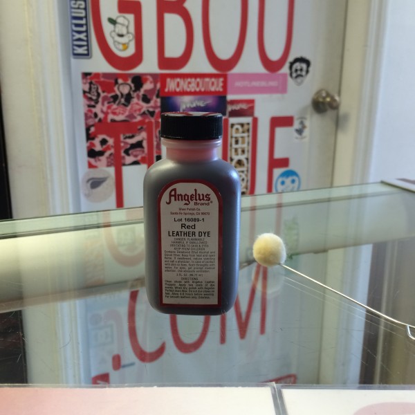 Angelus Red Leather Dye 3 FL OZ