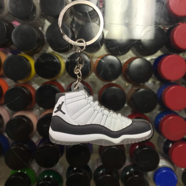 2011 Nike Air Jordan XI Concord 2D Keychain 