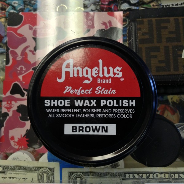 Angelus Shoe Wax Polish Brown 2.6 OZ