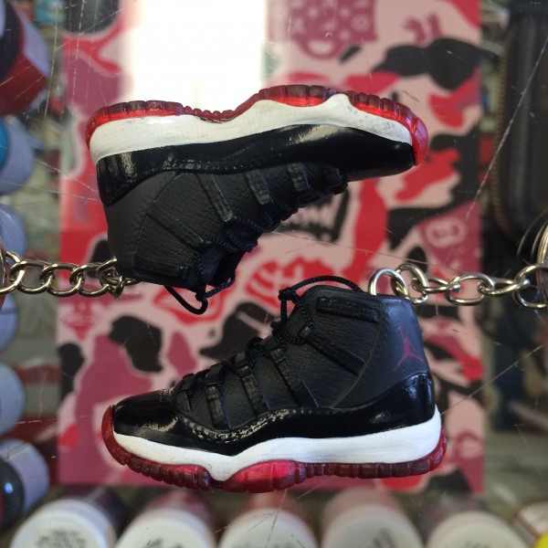2012 Nike Air Jordan XI Bred 3D Keychain