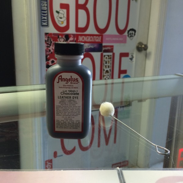 Angelus Chocolate Leather Dye 3 FL OZ