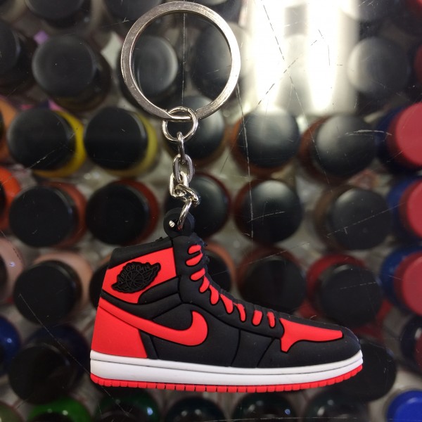 2013 Nike Air Jordan I Bred 2D Keychain