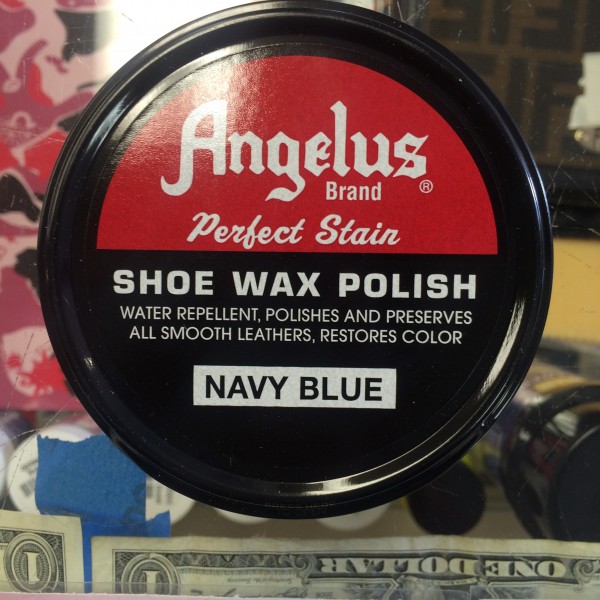 Angelus Shoe Wax Polish Navy Blue 2.6 OZ