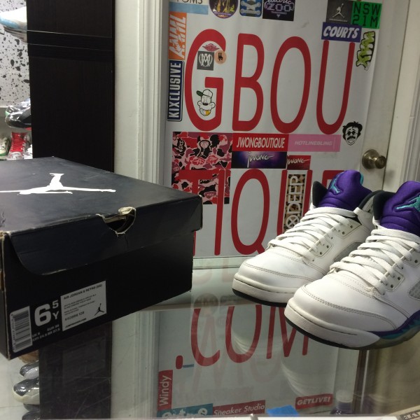 2013 Nike Air Jordan V White Grape Youth