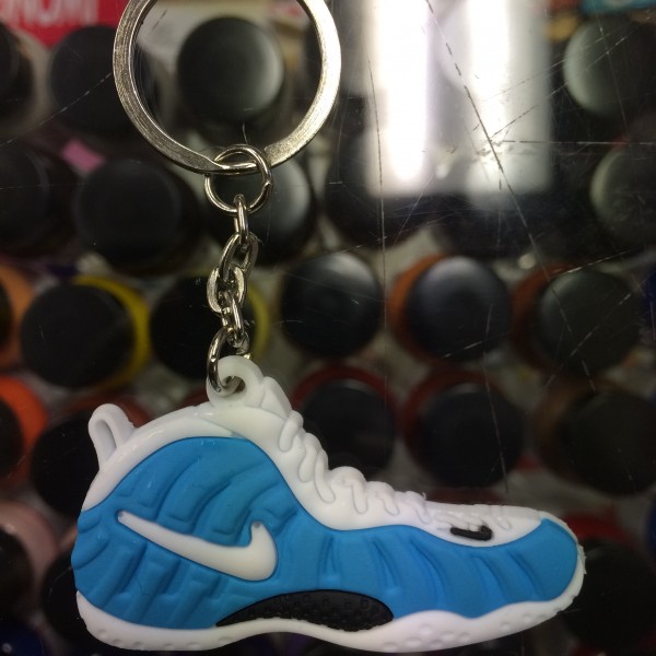 2003 Nike Air Foamposite Pro University Blue 2D Keychain