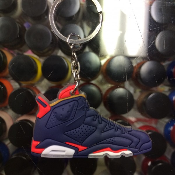2009 Nike Air Jordan VI Doernbecher 2D Keychain