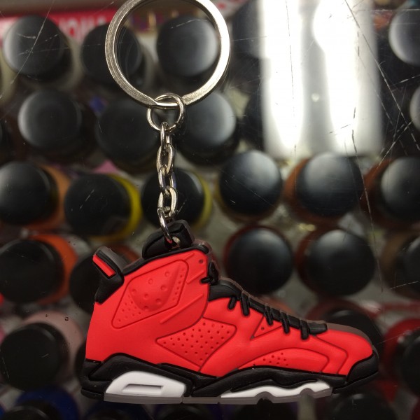 2014 Nike Air Jordan IV Infrared 23 2D Keychain