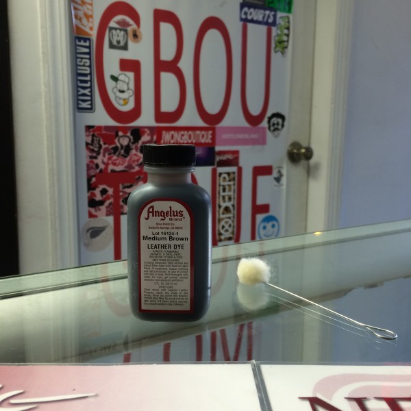 Angelus Medium Brown Leather Dye 3 FL OZ