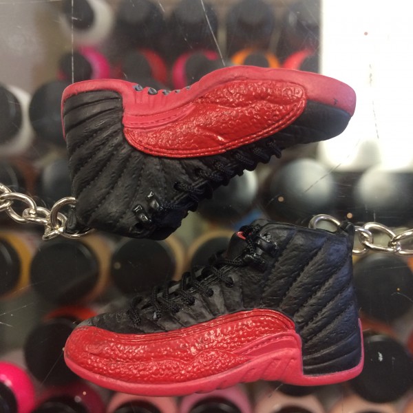 2016 Nike Air Jordan XII Flu Game 3D Keychain