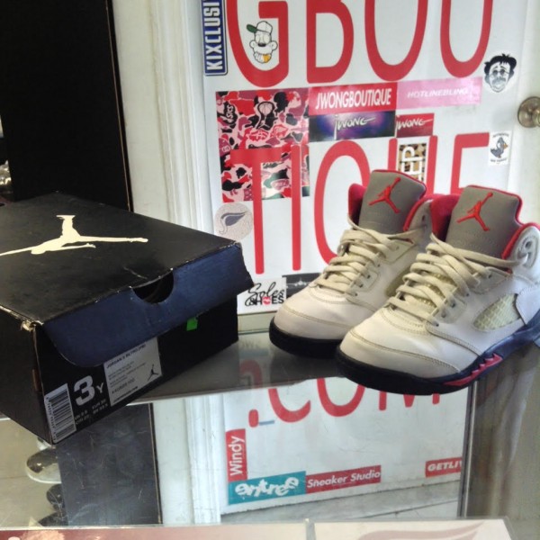 2012 Nike Air Jordan V Fire Red 3M Tounge Kids