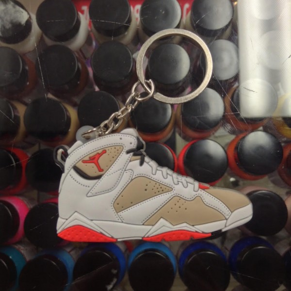 2015 Nike Air Jordan VII Hare 2D Keychain