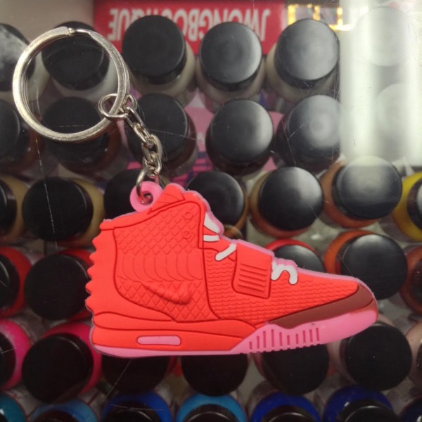 2013 Nike Air Yeezy 2 Red Octobers 2D Keychain