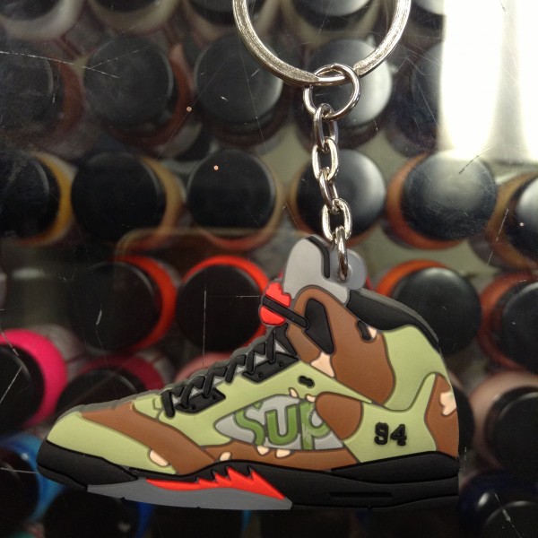 2015 Nike Air Jordan V Camo 2D Keychain