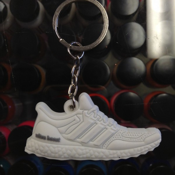2016 Adidas Ultra Boost Triple White 2D Keychain