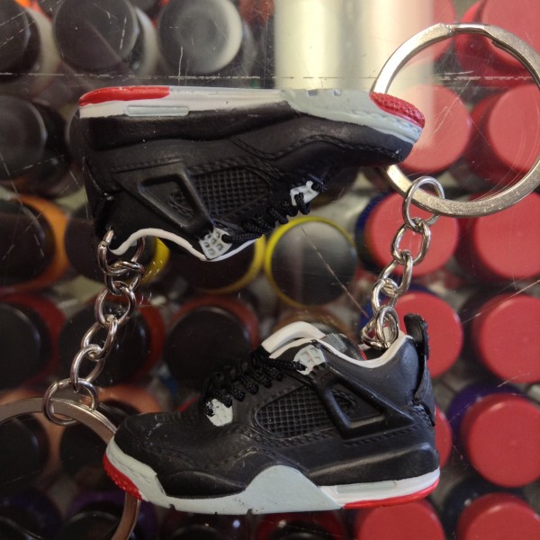 2012 Nike Air Jordan IV Bred 3D Keychain