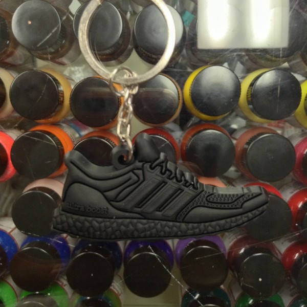 2016 Adidas Ultra Boost Triple Black 2D Keychain