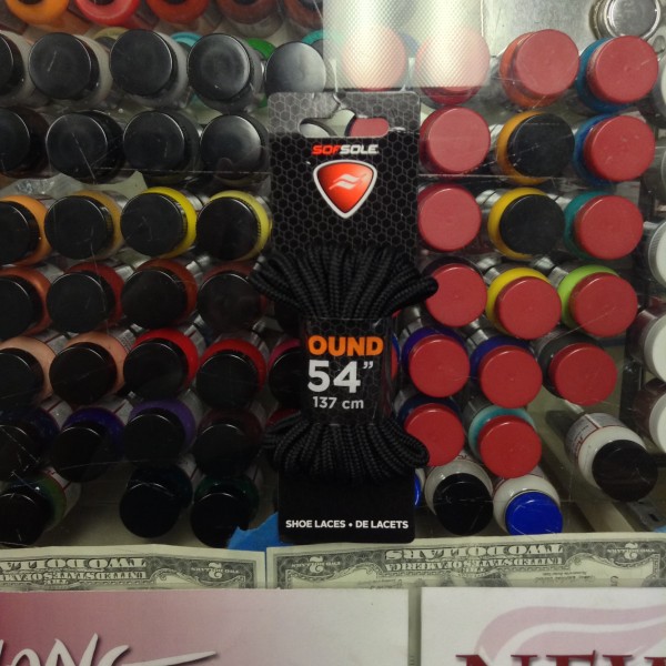 Sof Sole Round Shoe Laces Black