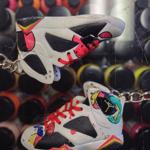 2008 Nike Air Jordan VII Miro Olympic 3D Keychain