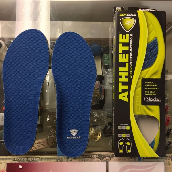 Sof Sole Athlete Insole Medium Arch Size Women 5 To 7.5
