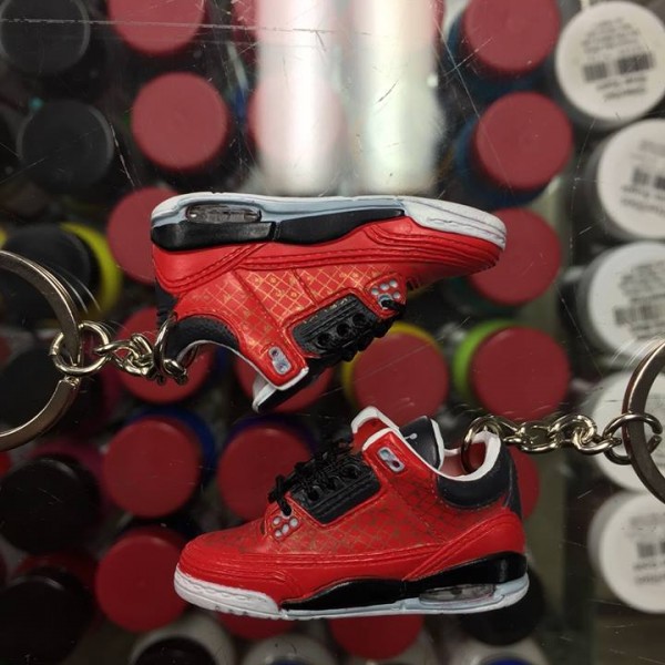 2013 Nike Air Jordan III Db Doernbecher 3D Keychain