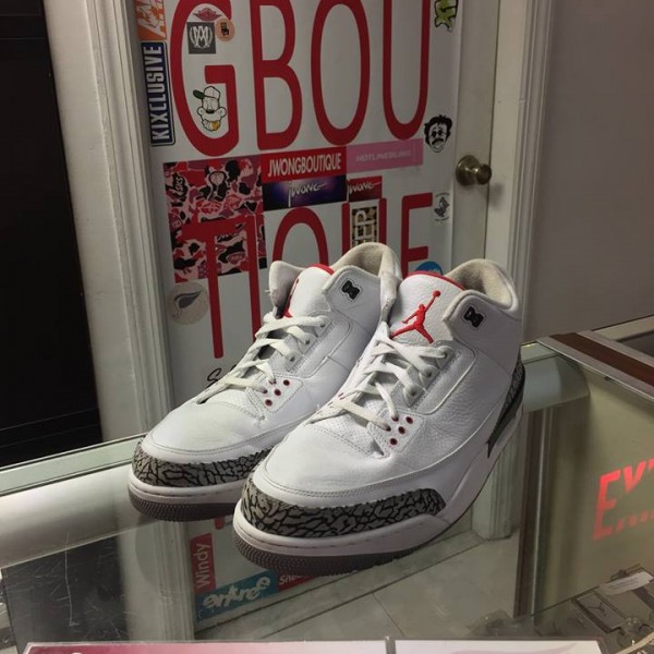 2013 Nike Air Jordan III White Cement 88