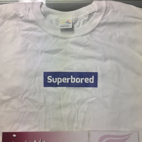 2008 Wrongwroks Superbored White Shirt 