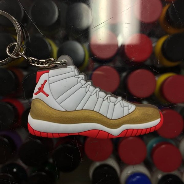 2013 Nike Air Jordan XI Ray Allen 2D Keychain