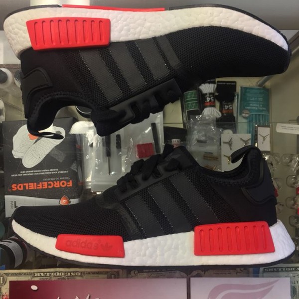 2016 Adidas NMD R1 Black Red Men